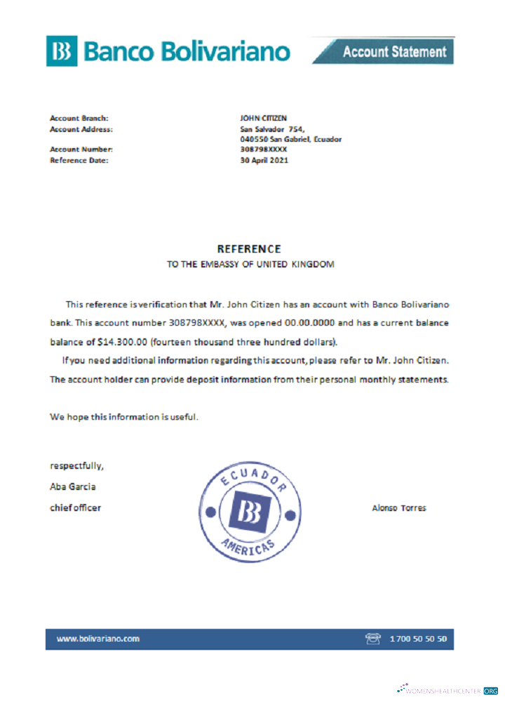 Download Ecuador Banco Bolivariano bank reference Photoshop template